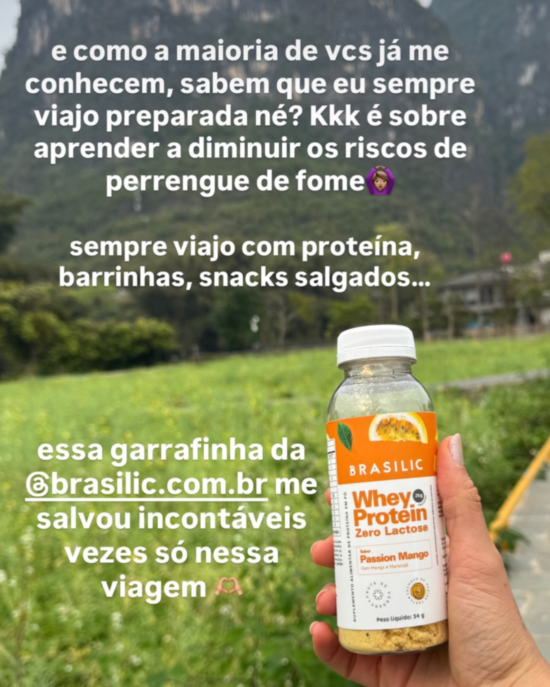 Print real de avaliação Brasilic